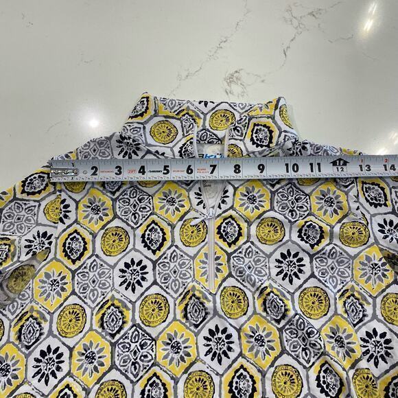 IBKUL‎ Sun Protective UPF 50+ Icefil Cooling Tech Terra Print Long Sleeve Top - Picture 6 of 7